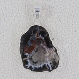 925 Starling Silver Oco geode Pendant