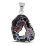 925 Starling Silver Oco geode Pendant