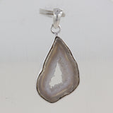 925 Starling Silver Oco geode Pendant