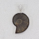 925 Starling Silver Ammonite Pendant