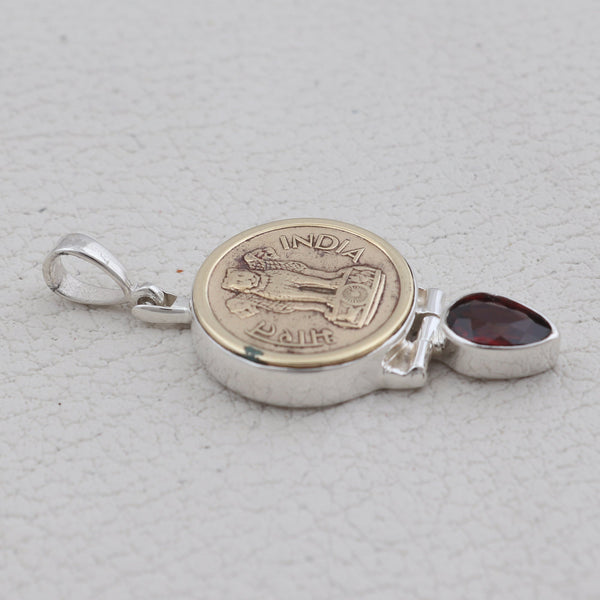 925 Sterling Silver Coin Pendants
