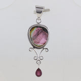 Watermelon Tourmaline Designer Pendant