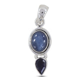 Rainbow Moonstone 925 Silver Pendant