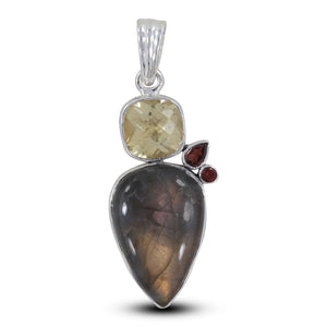 925 Sterling Silver Labradorite Pendants