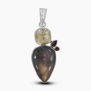 925 Sterling Silver Labradorite Pendants