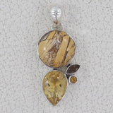 Brecciated Mookaite Gemstone Pendant