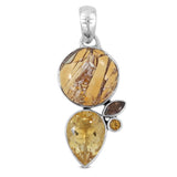 Brecciated Mookaite Gemstone Pendant