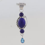 Blue Topaz 925 Sterling Silver Pendant