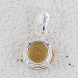 925 Sterling Silver Citrine Pendant