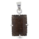 925 Silver Smoky Quartz Pendant