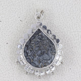 Indian Bridal Tribe Tourmaline Silver Pendant