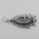 925 Sterling Silver Tourmaline Pendant