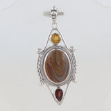 925 Starling Silver Wonder Jasper Pendant