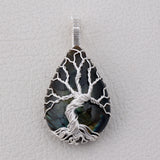 Labradorite Gemstone Pendant 925 Sterling Silver