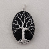 Lava Gemstone Pendant 925 Sterling Silver