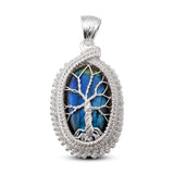 Labradorite Gemstone Pendant 925 Sterling Silver