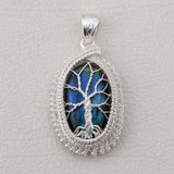 Labradorite Gemstone Pendant 925 Sterling Silver