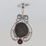 Beautiful Coin Pendant-925 Solid Silver Pendant