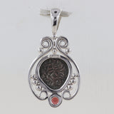 Beautiful Coin Pendant-925 Solid Silver Pendant