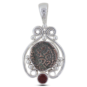 925 Sterling Silver Coin Pendant