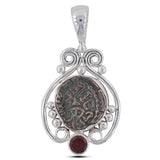 Beautiful Coin Pendant-925 Solid Silver Pendant