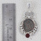 Beautiful Coin Pendant-925 Solid Silver Pendant