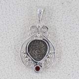 Beautiful Coin Pendant-925 Solid Silver Pendant