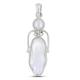 Fresh Water Pearl 925 Sterling Silver Pendant