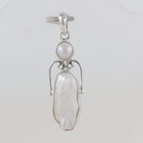 Fresh Water Pearl 925 Sterling Silver Pendant