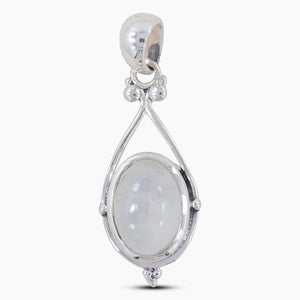925 Sterling Silver Rainbow Moonstone Pendants