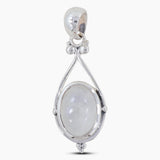 925 Sterling Silver Rainbow Moonstone Pendants