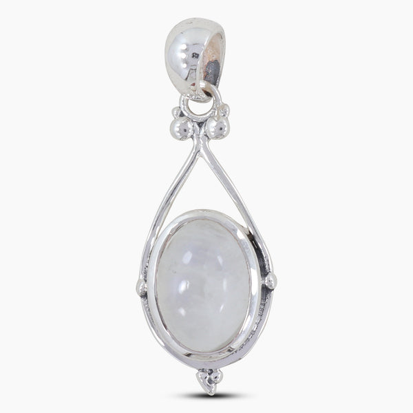 925 Sterling Silver Rainbow Moonstone Pendants