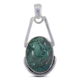 Natural Moss Agate Pendant