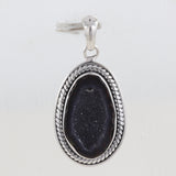 925 Starling Silver Coconut Druzy Pendant