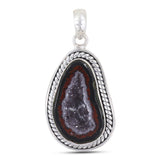 925 Starling Silver Coconut Druzy Pendant