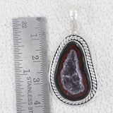 925 Starling Silver Coconut Druzy Pendant