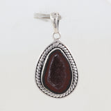 925 Starling Silver Coconut Druzy Pendant