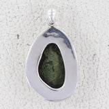 925 Starling Silver Coconut Druzy Pendant