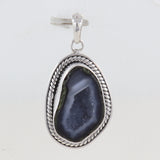 925 Starling Silver Coconut Druzy Pendant