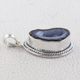 925 Starling Silver Coconut Druzy Pendant