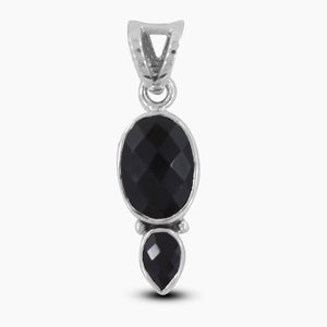 925 Sterling Silver Black Onyx Pendants