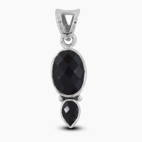 925 Sterling Silver Black Onyx Pendants