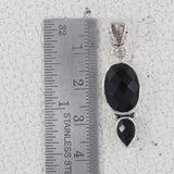 925 Sterling Silver Black Onyx Pendant