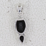 925 Sterling Silver Black Onyx Pendant