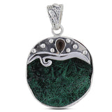 925 Starling Silver Astrophyllite Pendant