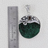 925 Starling Silver Astrophyllite Pendant