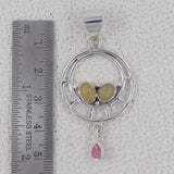 Ethiopian Opal Silver Pendant