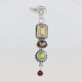 Natural Citrine 925 Silver Pendant