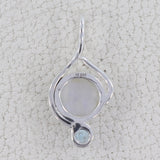 Rainbow Moonstone Silver Pendants