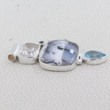 925 Starling Silver Dendritic Opal Pendant